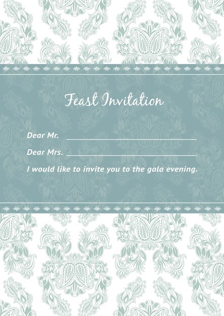Vector vector pattern and frame template, vector