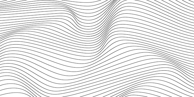 Vector vector pattern of lines. abstract background