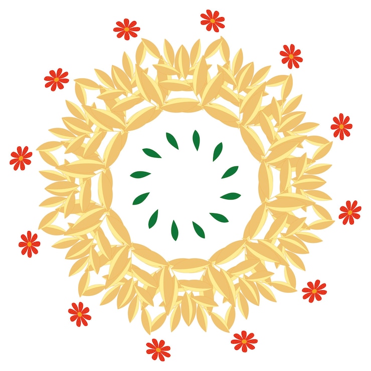 वेक्टर vector pattern mandala design hand with henna tattoo making gesture brown and beige ornate