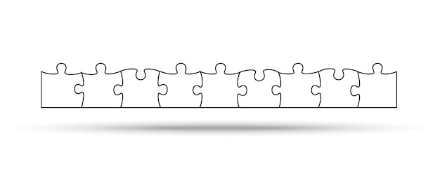 Vector pattern puzzle design illustration