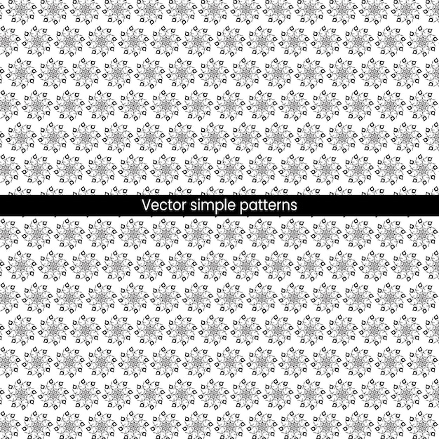 Vector pattern of snowflakes on a white background. and vector file