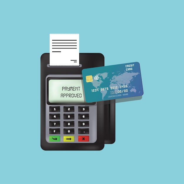 Vector payment machine and credit card