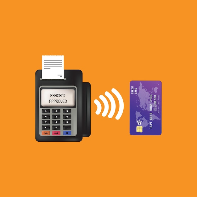 Vector payment machine and credit card