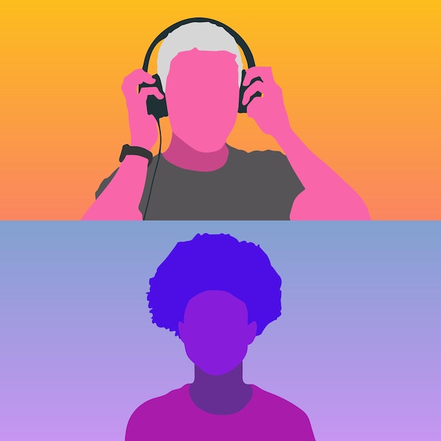 Vector People Portraits