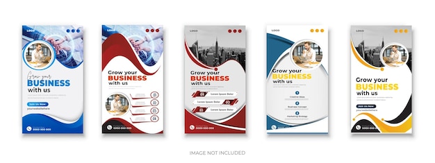 Vector perfect business marketing google banner set
