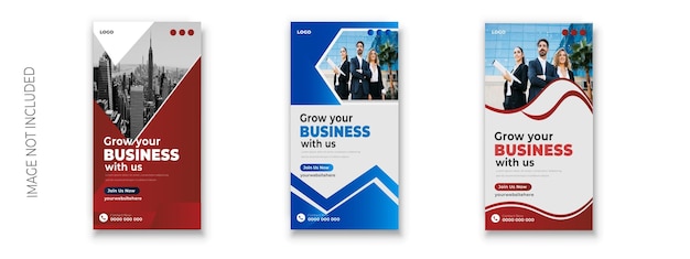 Vector perfect business marketing google banner set