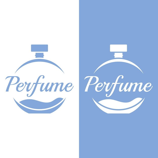 Vector vector perfume bottle creative logo template perfect for your perfume shop business or brand