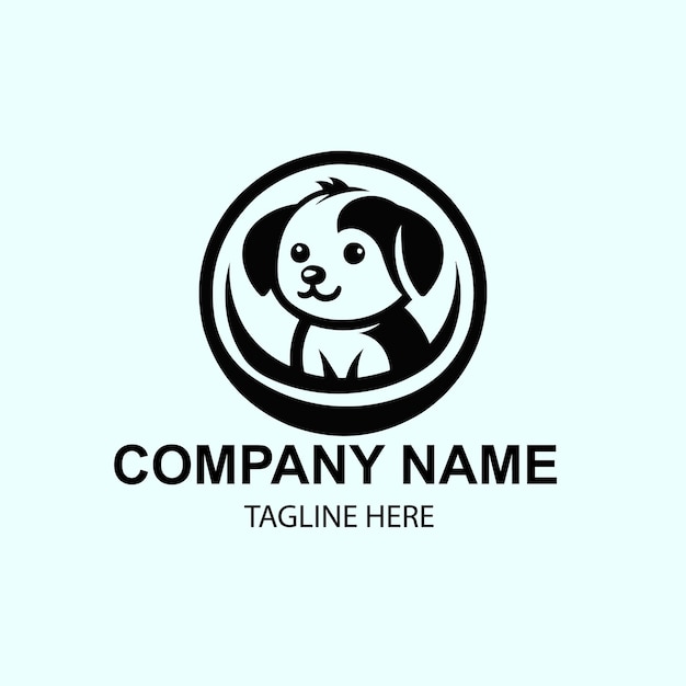 vector pet logo design