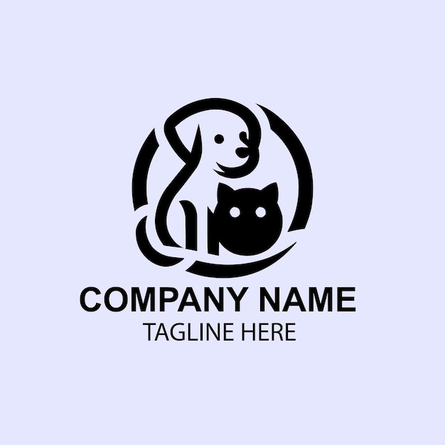 vector pet logo design