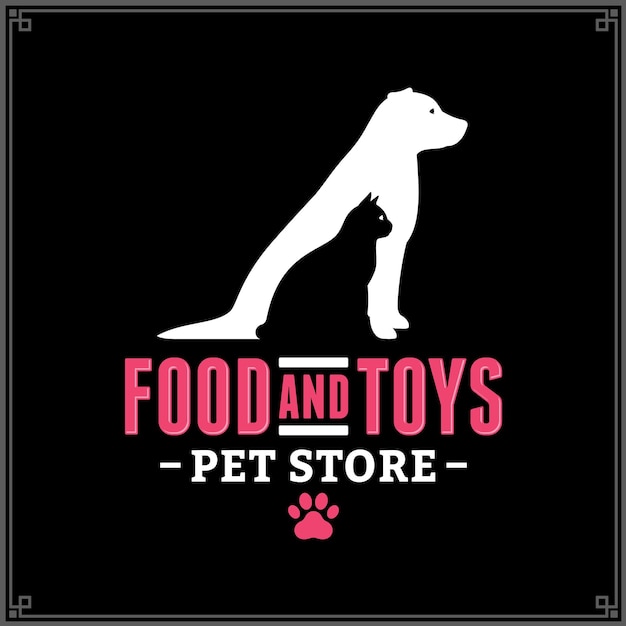 Vector pet store logo