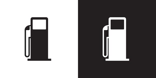 vector petrol station icons