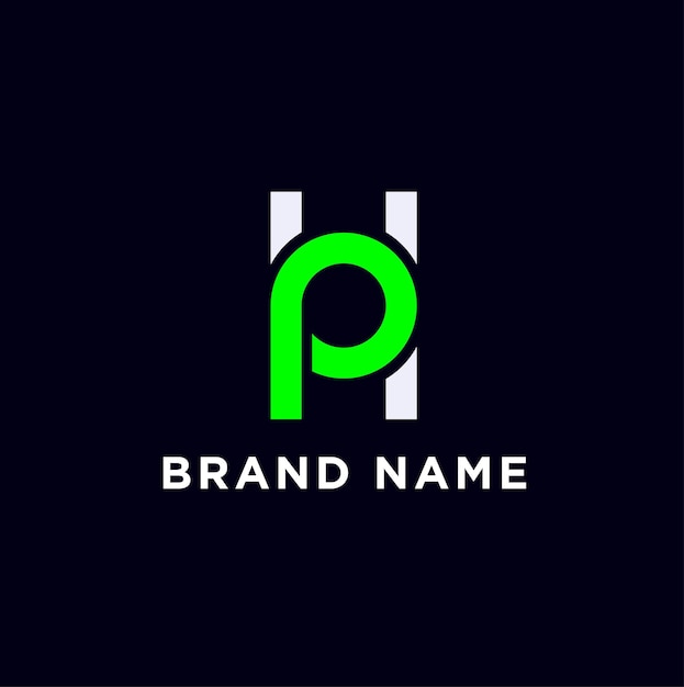 Vector ph letter logo design