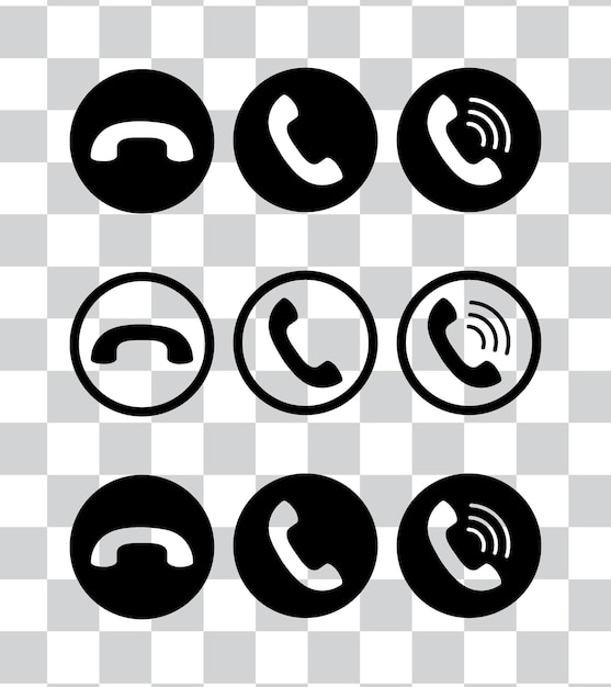 Vector vector phone call button icon