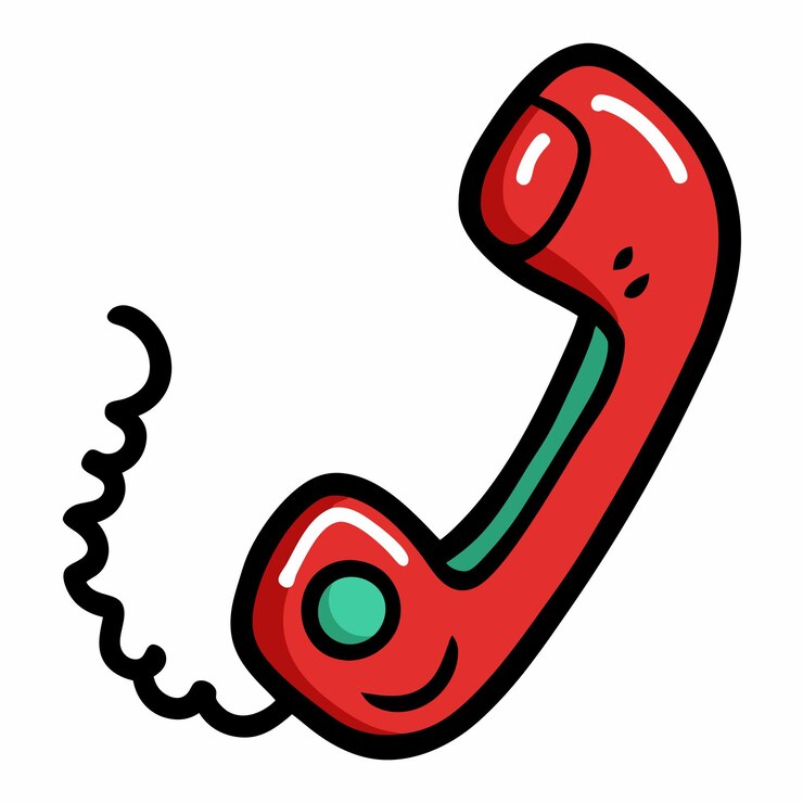 Vector vector phone hand drawn doodle icon on a white isolated background 23