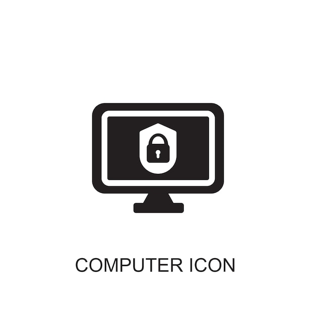 Vector pictogram computerpictogram