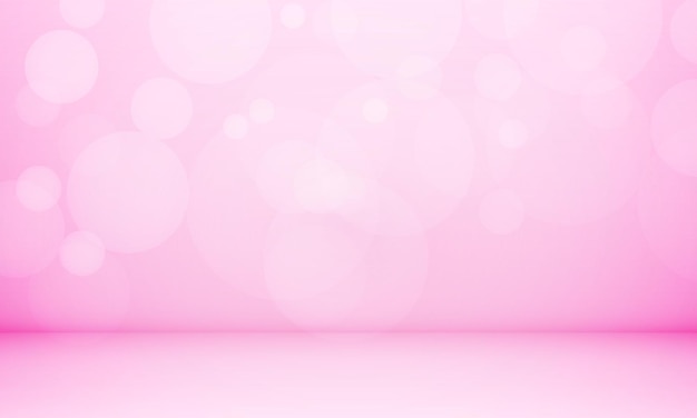 Vector pink bokeh textured plain product background