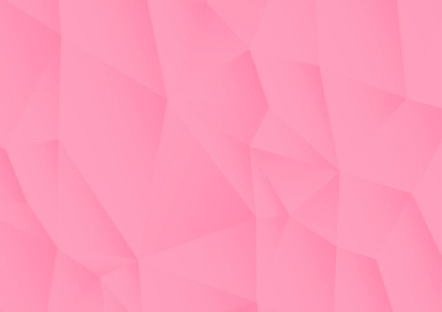 Vector pink polygonal abstract background