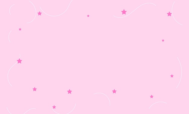 Vector vector pink star shape on pink background perfect for wallpaper backdrop postcard background