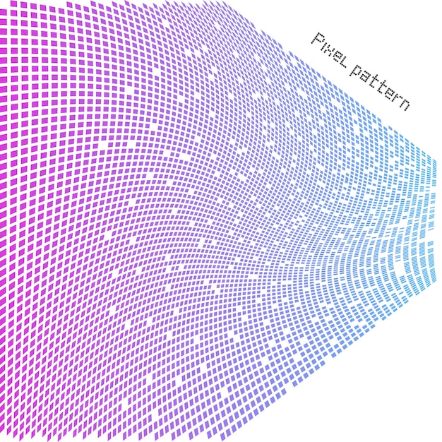 Vector pixel patroon achtergrondkleur voor de kleurovergang