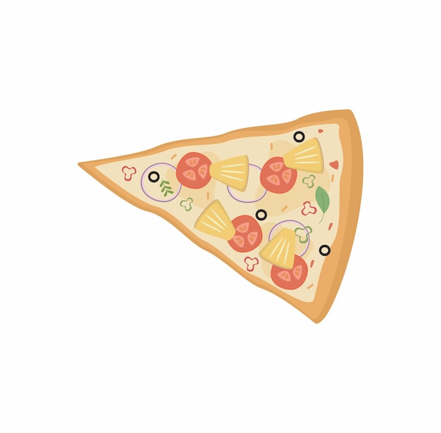 Vector vector pizza vector food decoration cartoon pizza