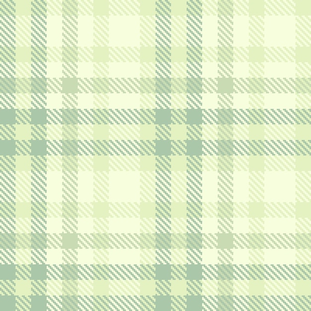 Vector plaid pattern of check texture fabric with a tartan background seamless textile in light and pastel colors