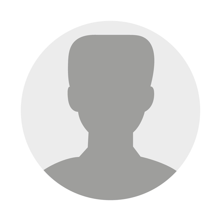Vector vector platte illustratie in grijsvlak avatar gebruikersprofiel persoon icoon profielfoto bedrijfsprofiel van een vrouw geschikt voor sociale media profielen iconen schermbeveiligers en als sjabloonx9