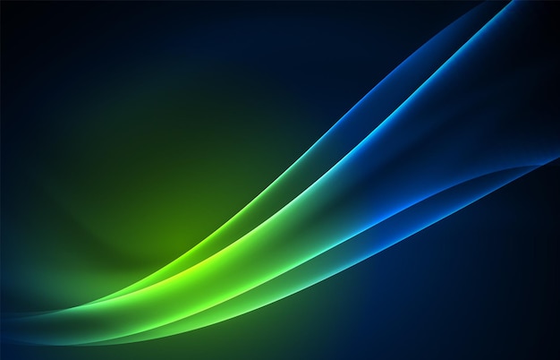 Vector vector polar lights concept background