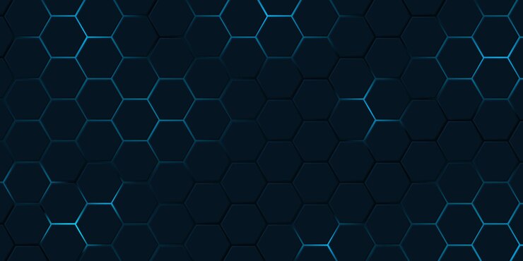 Vector vector polygon geometric design abstract technology concept abstract blue light background