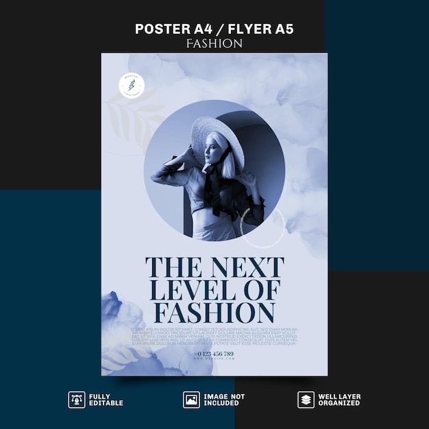 Vector Poster ad for the next level of fashion