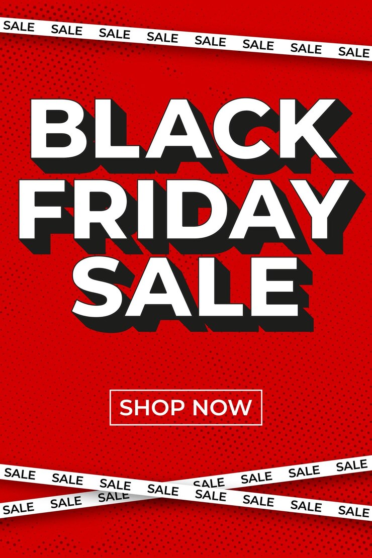 Vector vector poster black friday sale