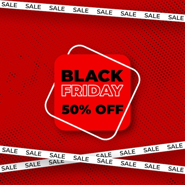 Vector poster Black Friday Sale