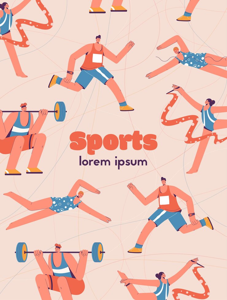 Vector poster of Sports concept.
