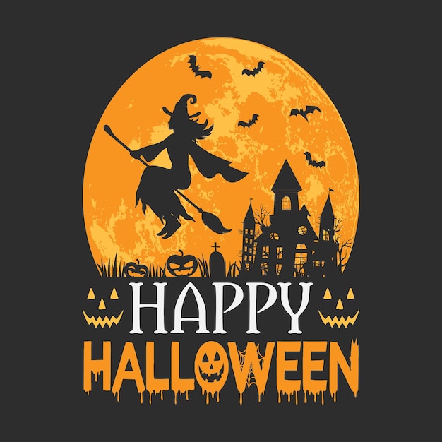 Vettore vector premium halloween svg vector halloween t-shirt design