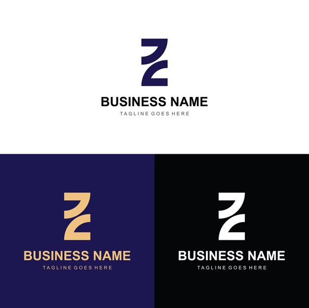 Vector vector premium luxury letter initial z logo design illustrations