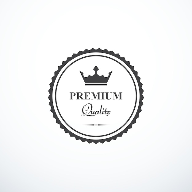 Vector vector premium quality badge