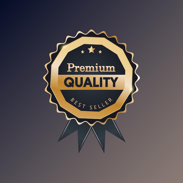 vector premiumkwaliteit voor bestseller gouden ontwerp