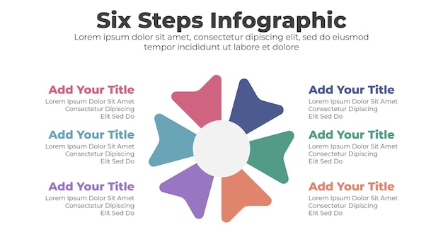 Vector presentation business infographic design template