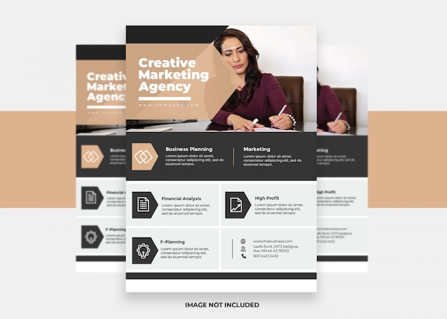 Vector Presentation Business Modern Creative design Colorful Corporate Flyer