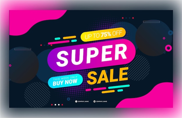 Vector Product special offer sale banner template