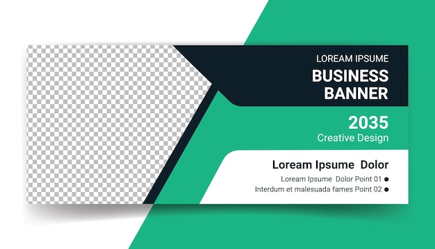 Vector professional business banner deisgn