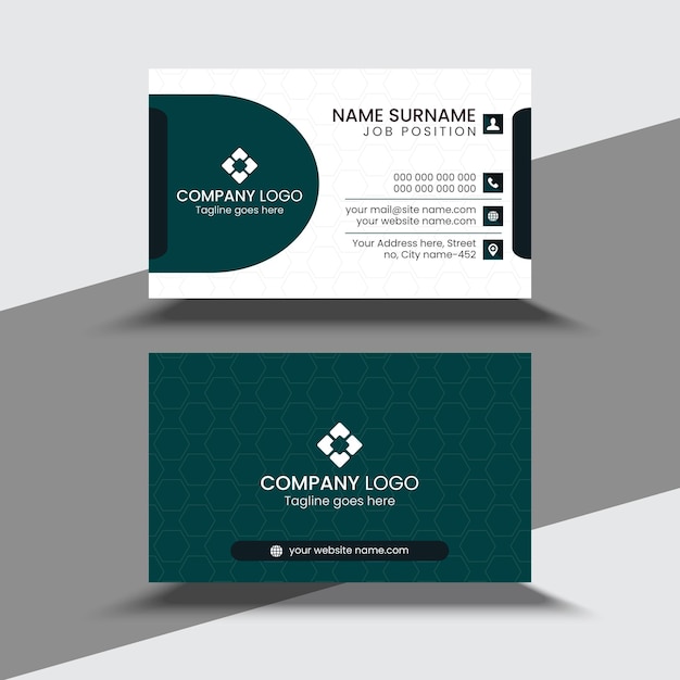 vector professional corporate business card design