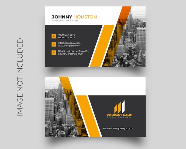 Vector vector professional elegant  modern business card design template