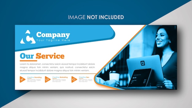 Vector professional marketing agency banner template