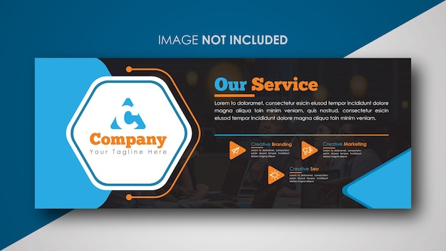 Vector professional marketing agency banner template