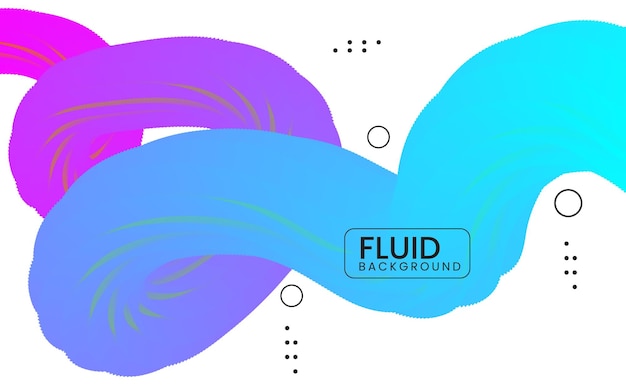 Vector professional snake abstract fluid design wave shapes with gradient color 3d vector template