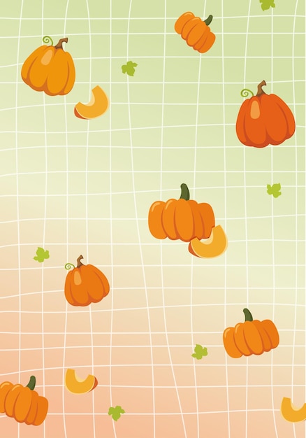 Vector vector_pumpkin inpakpapier