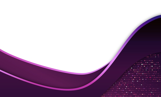紫の抽象的な現代波のベクトルの背景