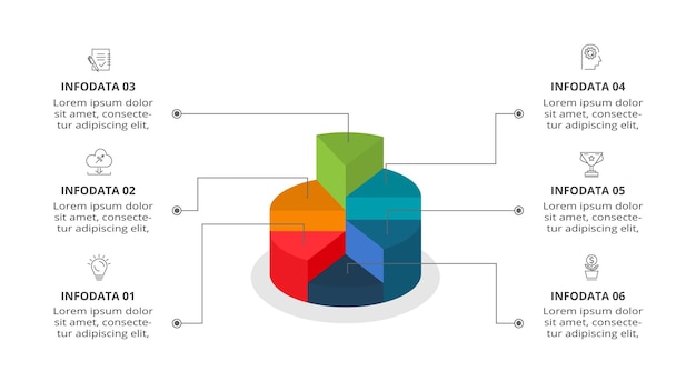 ベクトル ピラミッド上向き矢印インフォ グラフィック ダイアグラム チャート三角形グラフ プレゼンテーション ビジネス タイムライン コンセプト 6 部分