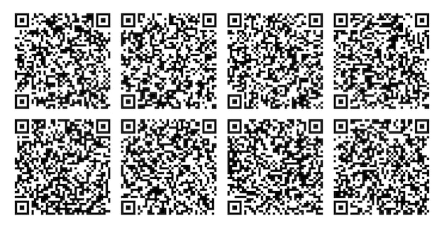 Vector vector qr code