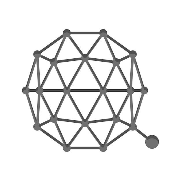 Vector qtum cryptocurrency icon